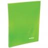 Папка с 20 вкладышами Berlingo "Neon" 14мм 700мкм неоновая зеленая