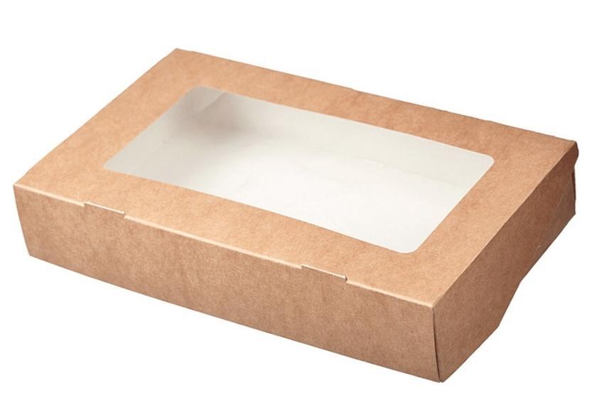 Коробка упаковочная крафт, белая ассорти