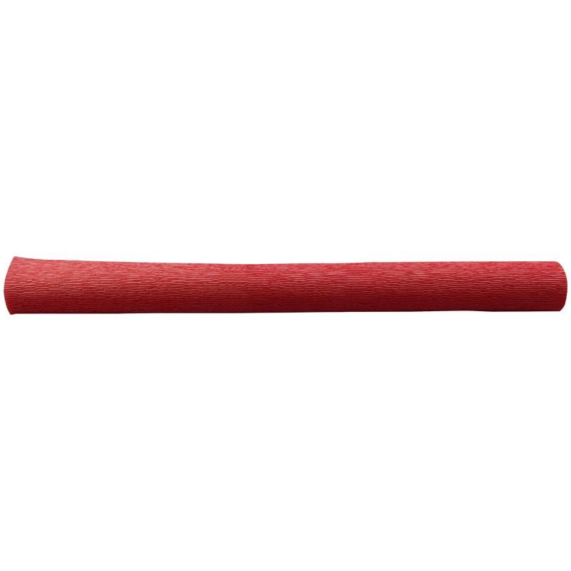Бумага крепированная флористическая Werola, 50*250см, 128г/м2, растяж. 250%, красная, в рулоне