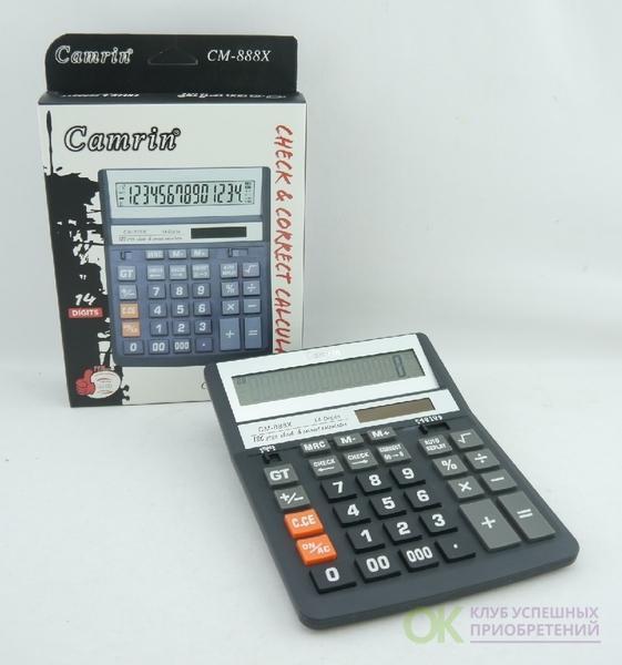 Калькулятор 14 разрядный CAMRIN CM-6614