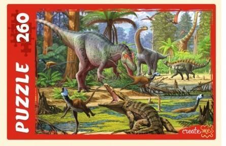 Puz  260д. РыжийКот 6313 Мир динозавров