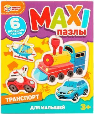 PuzКонтурный(Умка) MaxiПазлы_6пазлов Транспорт