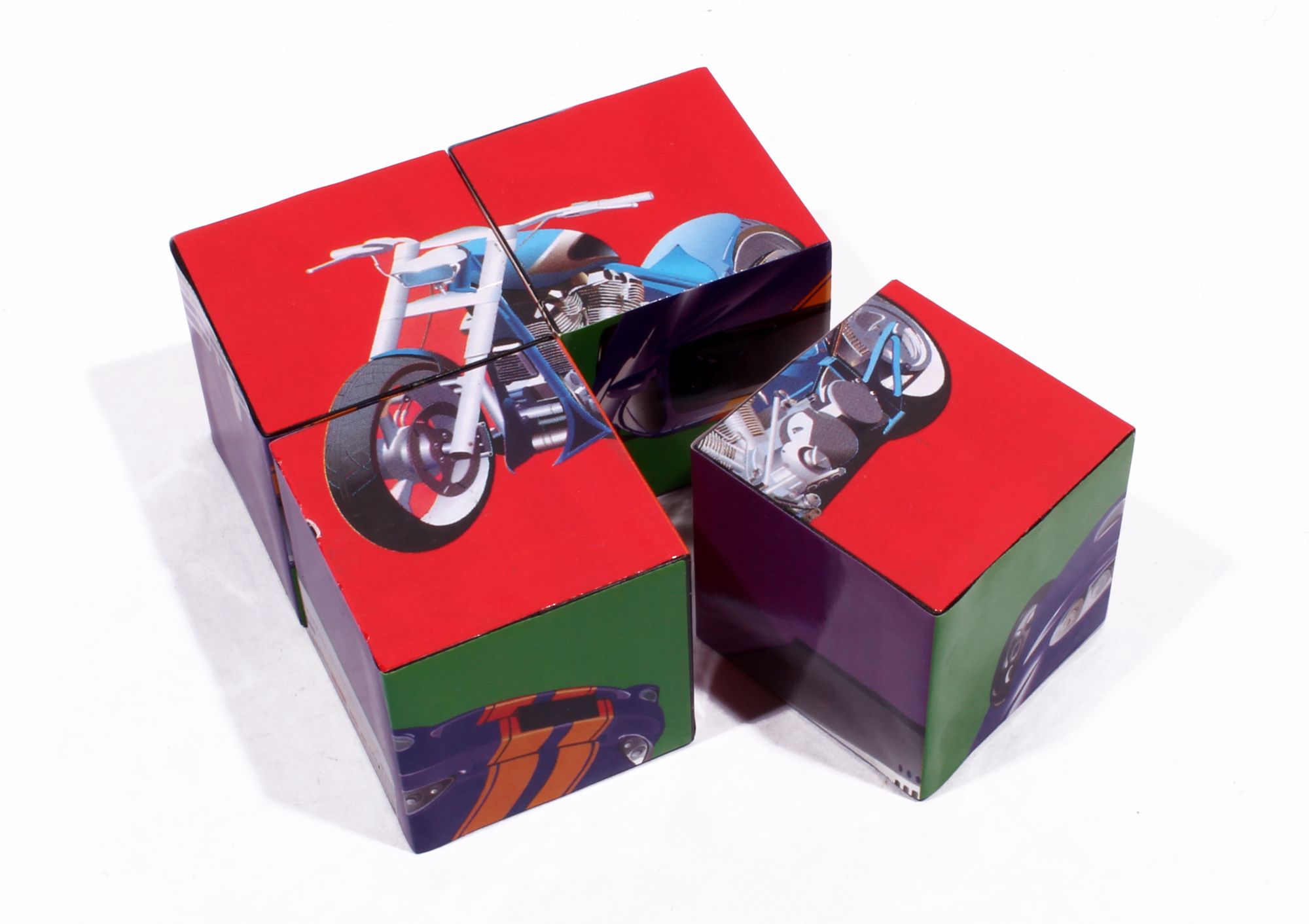 Кубики пластиковые "Для мальчиков" 4 шт. (К04-6853)