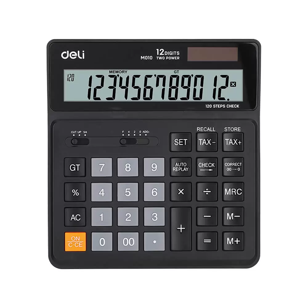 Калькулятор 12раз, "Deli" M010 20