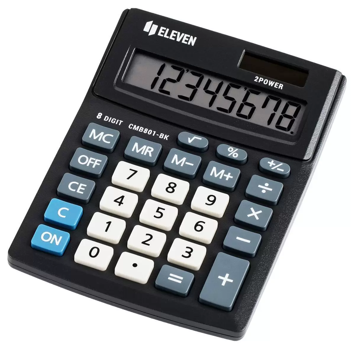 Калькулятор настольный Eleven Business Line CMB801-BK, 8 разрядов, двойное питание, 102*137*31мм, че