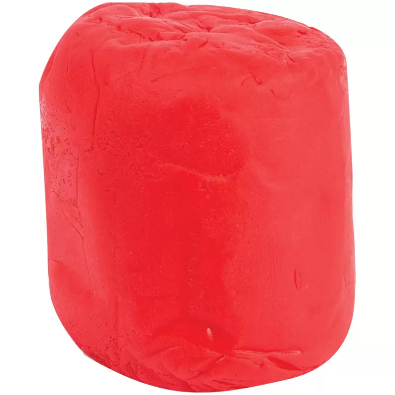 Тесто для лепки Мульти-Пульти "Приключения Енота", красный, 120г, пластиковое ведро