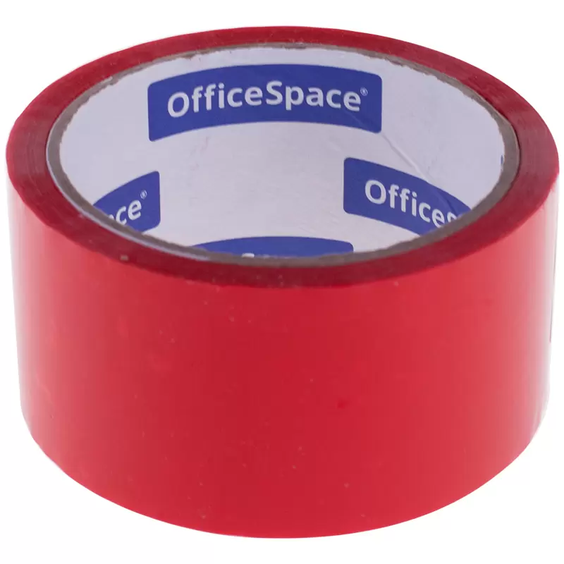 Клейкая лента упаковочная OfficeSpace 48мм*40м 45мкм красная 6288