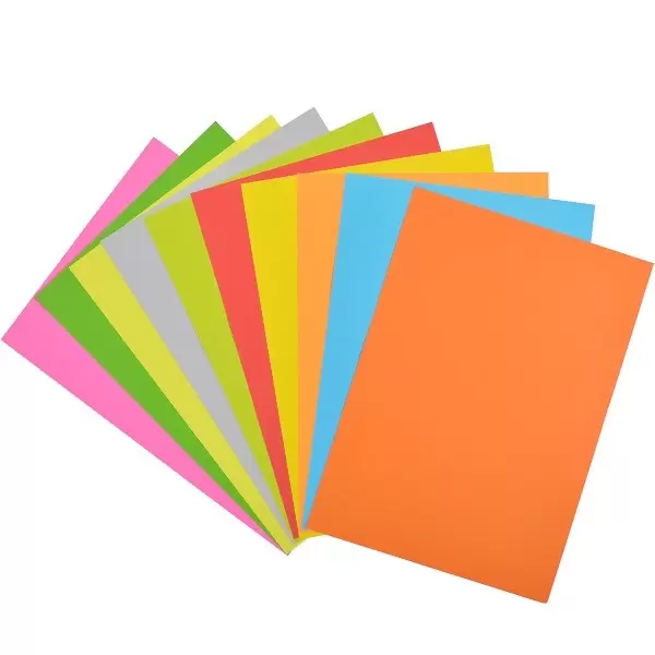 Бумага ксероксная цветная 10 листов 1 цвет  А4 80 г/см