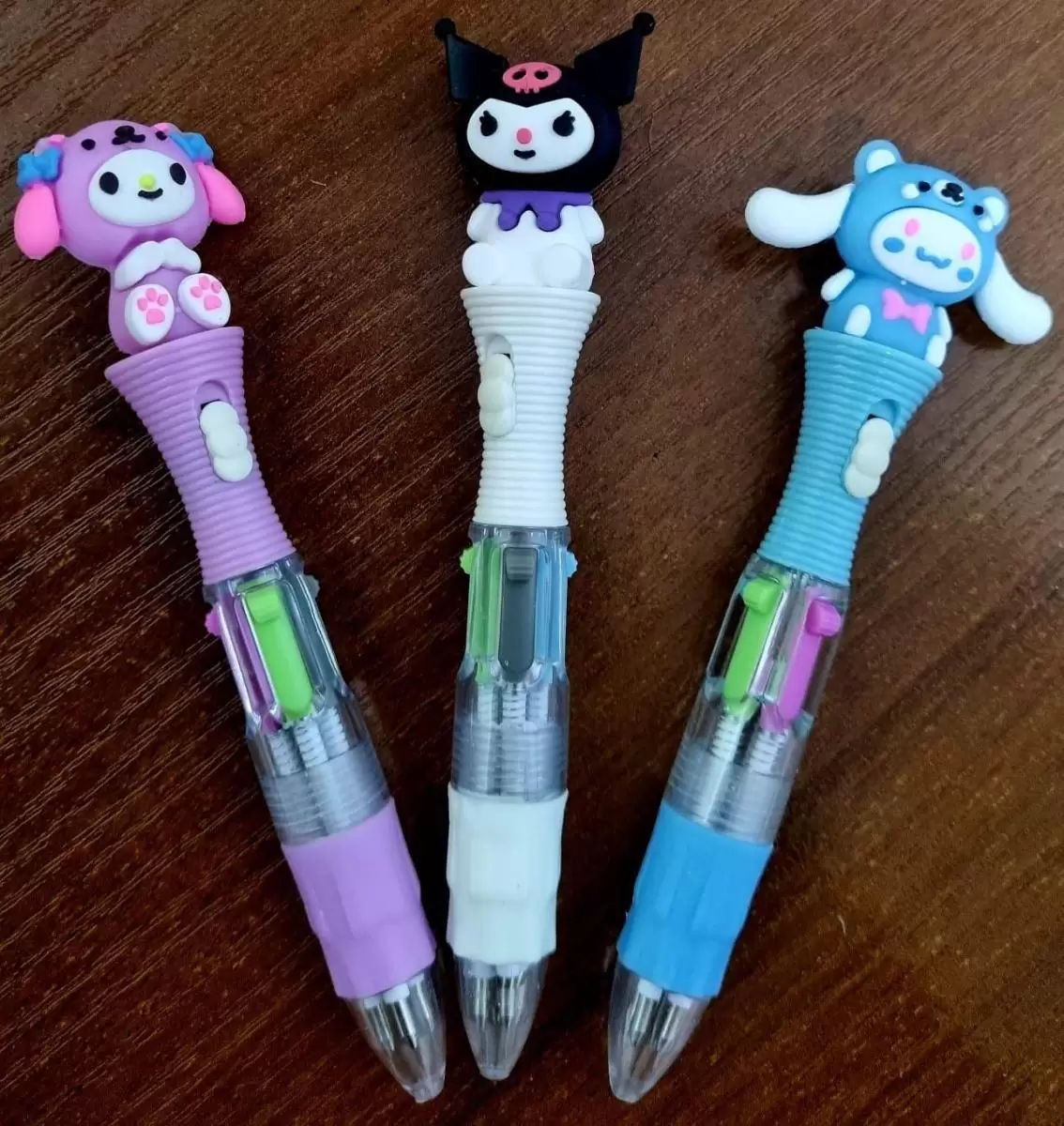 Ручка Куроми 4 цвета с фонариком