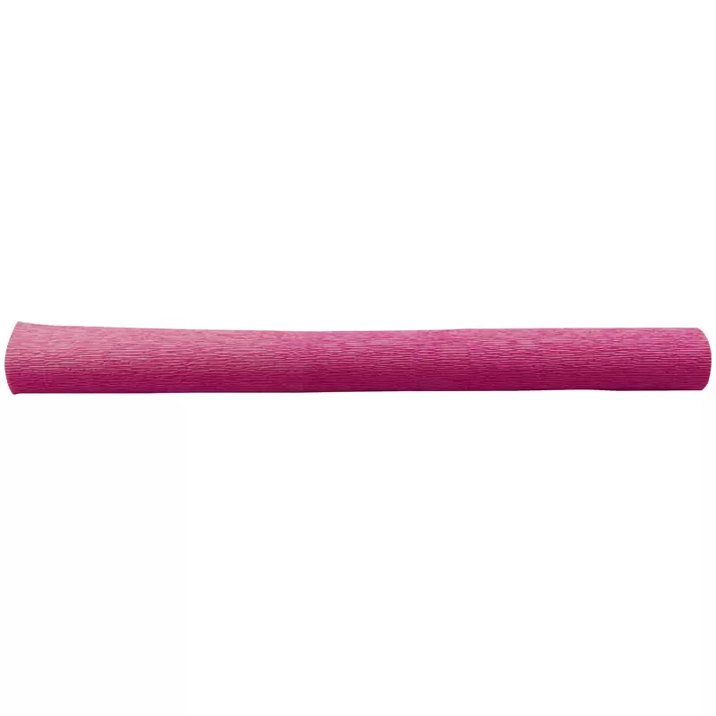 Бумага крепированная флористическая Werola, 50*250см, 128г/м2, растяж. 250%, розовая, в рулоне