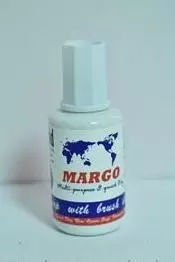Корректор-кисть Margo 20ml с белой крышкой