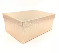 Коробка подарочная блеск 18.5 х 18.5 х 9 см Ассорти 