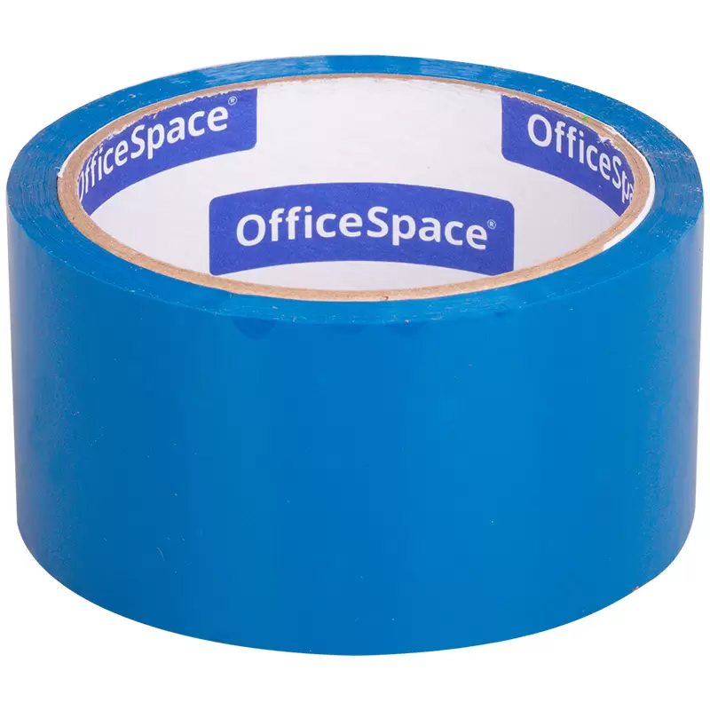 Клейкая лента упаковочная OfficeSpace 48мм*40м 45мкм синяя 6290