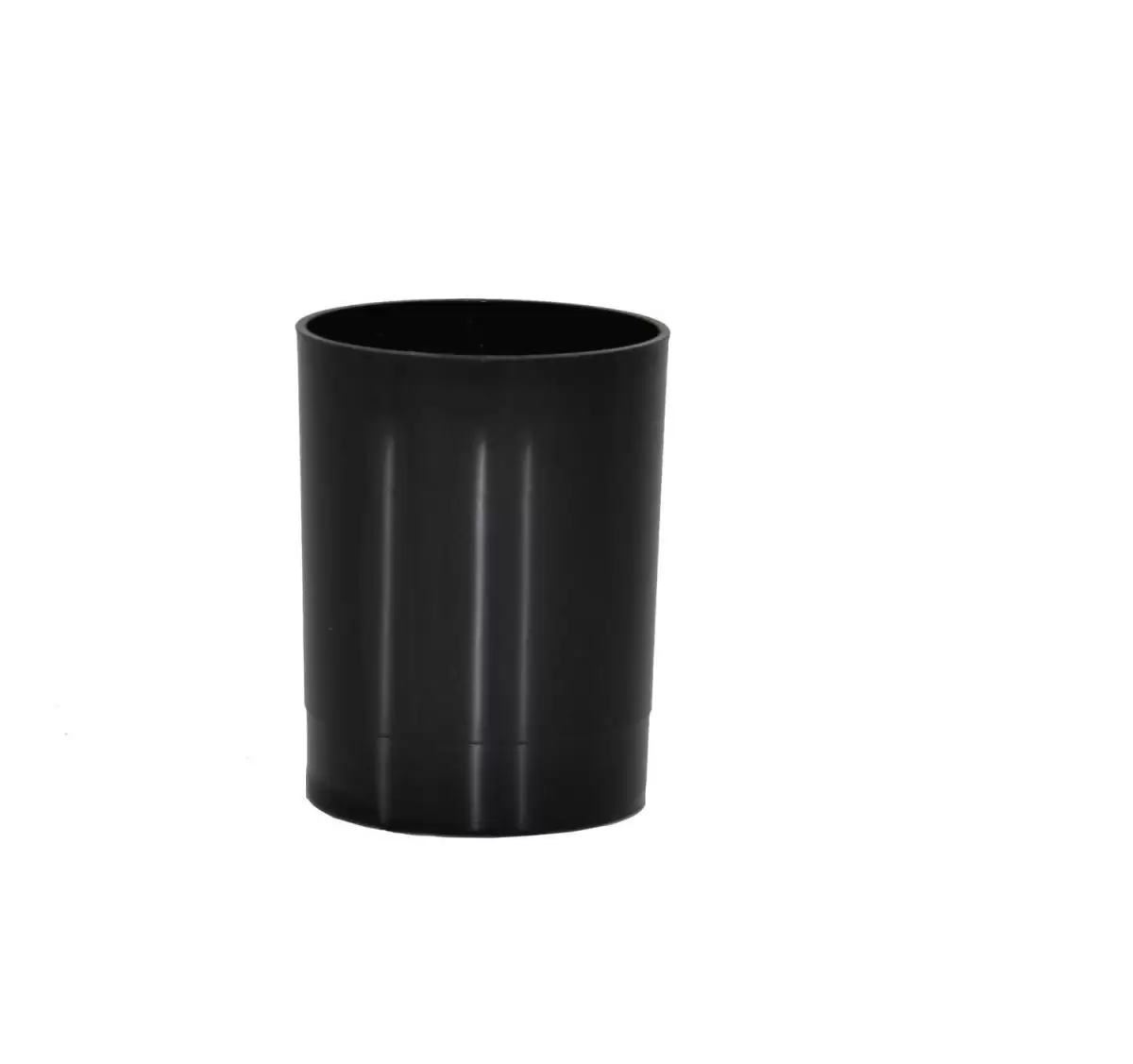 Подставка-стакан  Люксор, пластиковая, круглая, черный Д10см