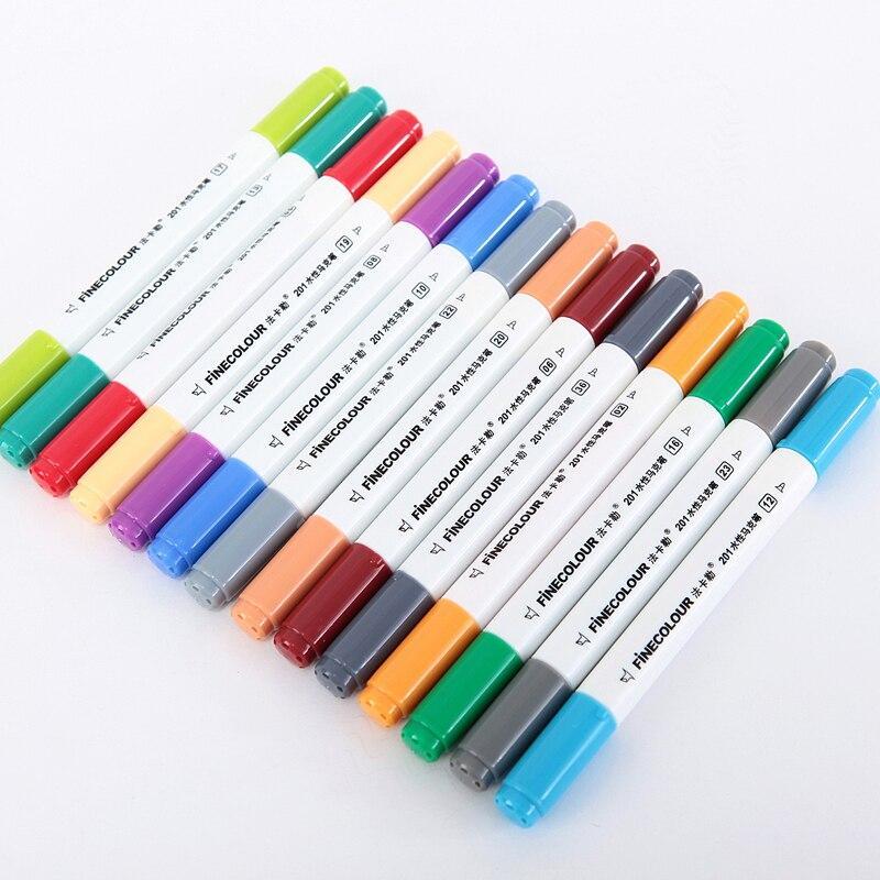 Фломастеры двухсторонние TongDi Color Pen 48 цветов в пластиковом пенале
