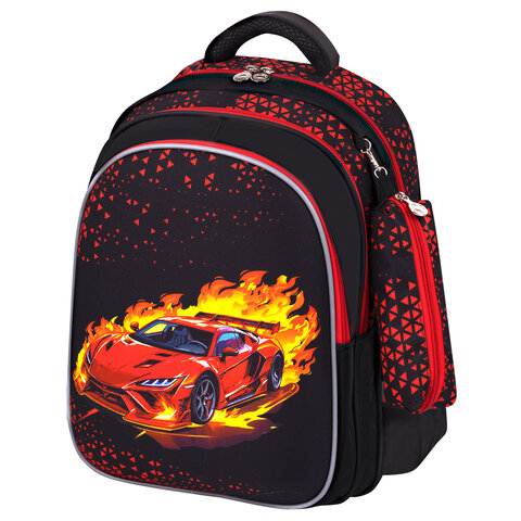 Рюкзак BRAUBERG KIDS, с пеналом в комплекте, 40х28х18 см, 273177