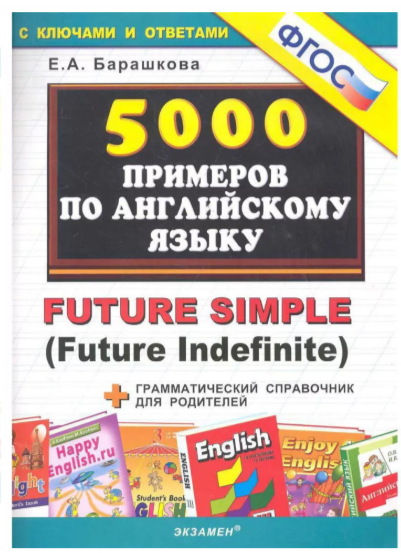 ТренировочныеПримеры по англ.яз. Future simple (Future Indefinite) С ключами и отв. +Грамм.справочни