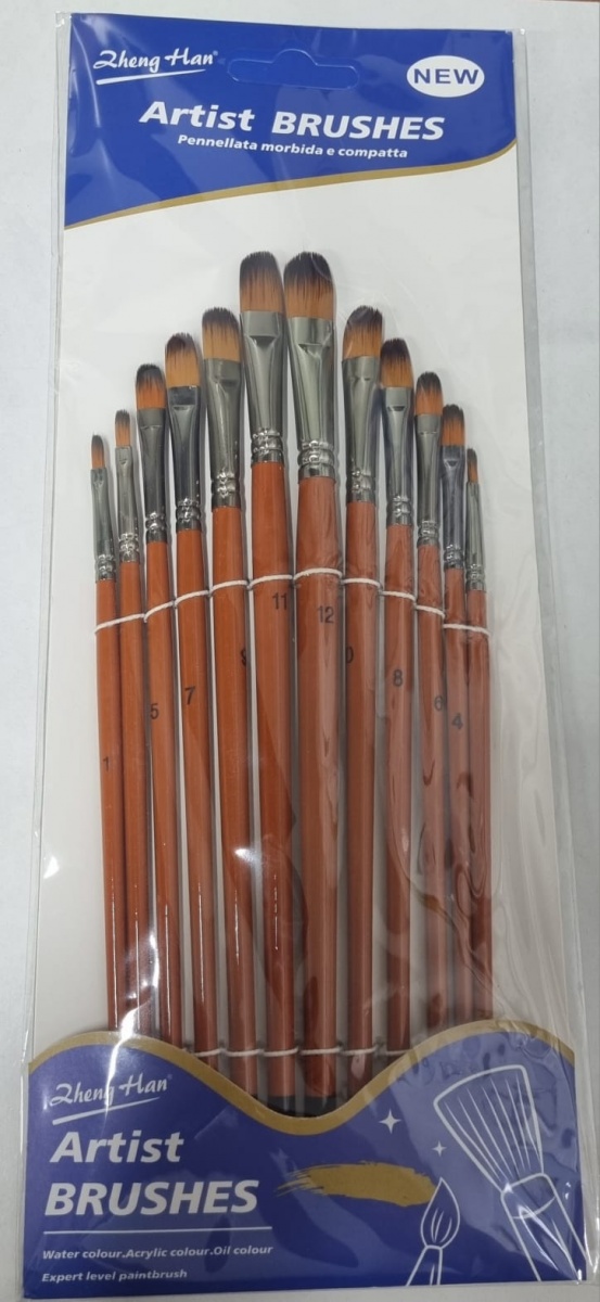 Набор кистей Artist Brushes №92-11/12, 10шт(1,2,3,4,5,6,7,8,9,10)