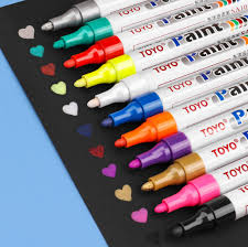 Маркер-краска для любых поверхностей Toyo Marker Paint SA101 Ассорти