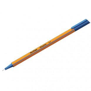 Ручка капиллярная Berlingo "Rapido" синяя 0,4мм трехгранная 40101