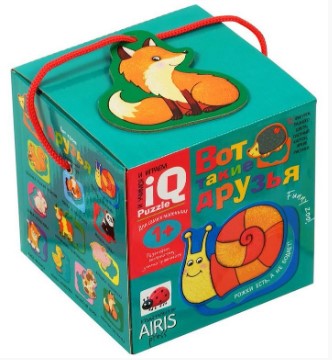 Игр(Айрис) IQ-Puzzle(карт.) 1+ Вот такие друзья