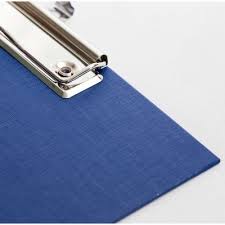 Планшет с зажимом OfficeSpace А4, бумвинил, синий