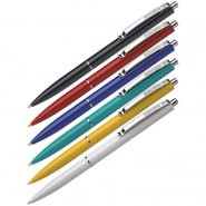Ручка шариковая автоматическая Schneider "K15"/Writo-meter8048  синяя, корпус ассорти, 1,0мм, ш/к