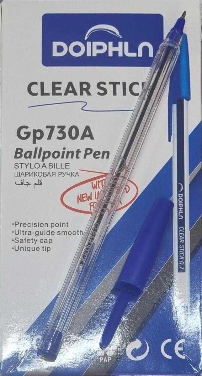 Ручка шариковая Doiphln Gp730A, 0,7