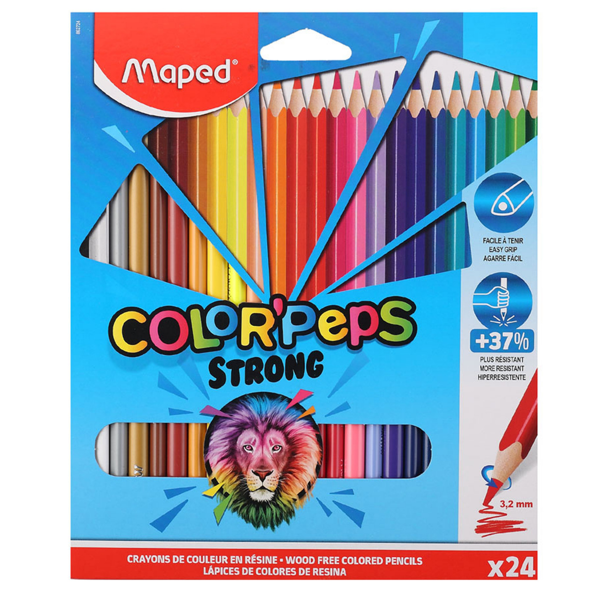 Карандаши цветные Maped 24 цветов