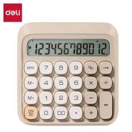 Калькулятор настольный DELI "М36" 12 разрядный, 130х133х27 мм, ассорти