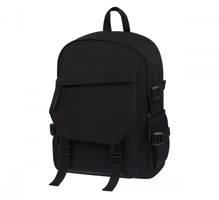 Рюкзак Först F-City "Black Spirit" 43,5*28*16см, 1 отделение, 5 карманов, уплотненная спинка