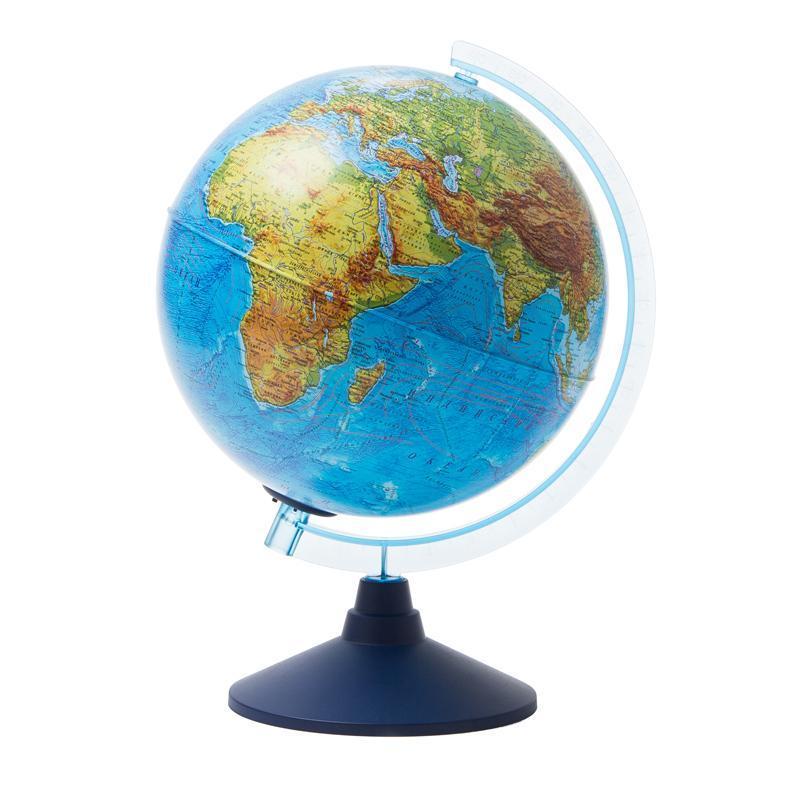 Глобус физико-политический Globen 25смс подсветкой от батареек на круглой подставке