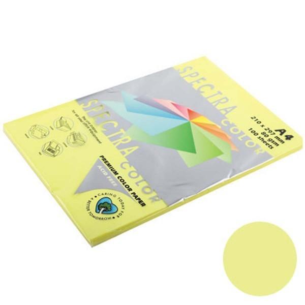Бумага ксероксная цветная А4 spectra Color A4 80г/м 100л №363 желт