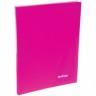 Папка с 20 вкладышами Berlingo "Neon" 14мм 700мкм неоновая розовая