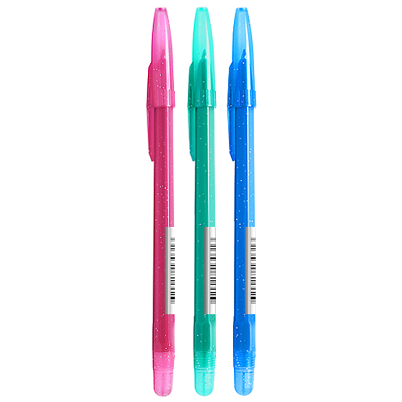 Ручка шариковая СТАММ "Конфетти" синяя, 0,7мм, ассорти