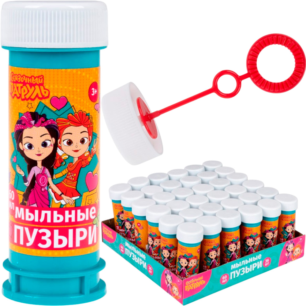 Мыльные пузыри Т25891 Сказочный патруль в корытце 23,5*23,5*9,5 60 мл 1toy