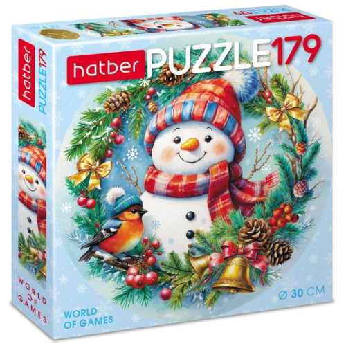НГ.ИГР.ПАЗ.0179.ХАТ.Круглый.D=30см..к/у., ассорти