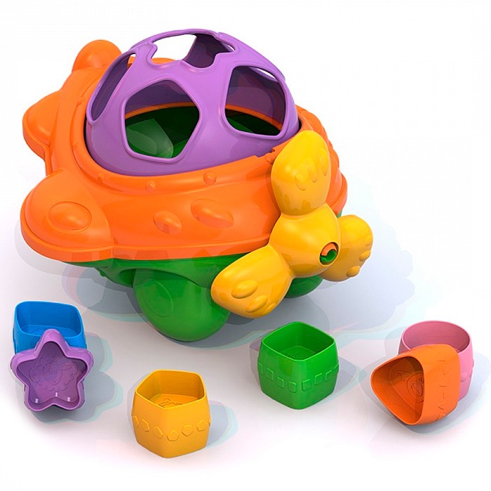 Логическая игрушка Самолетик ассорти