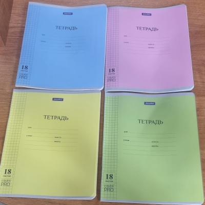 Тетрадь А5 Jooydoo QD-12275-18F, 18л, клетка, пластиковая обложка