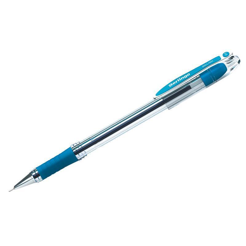 Ручка шариковая Berlingo I-10 синяя 04мм грип