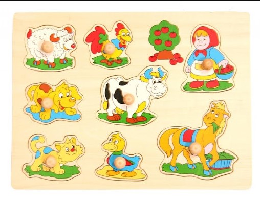 Деревянная игрушка Пазлы 163-7