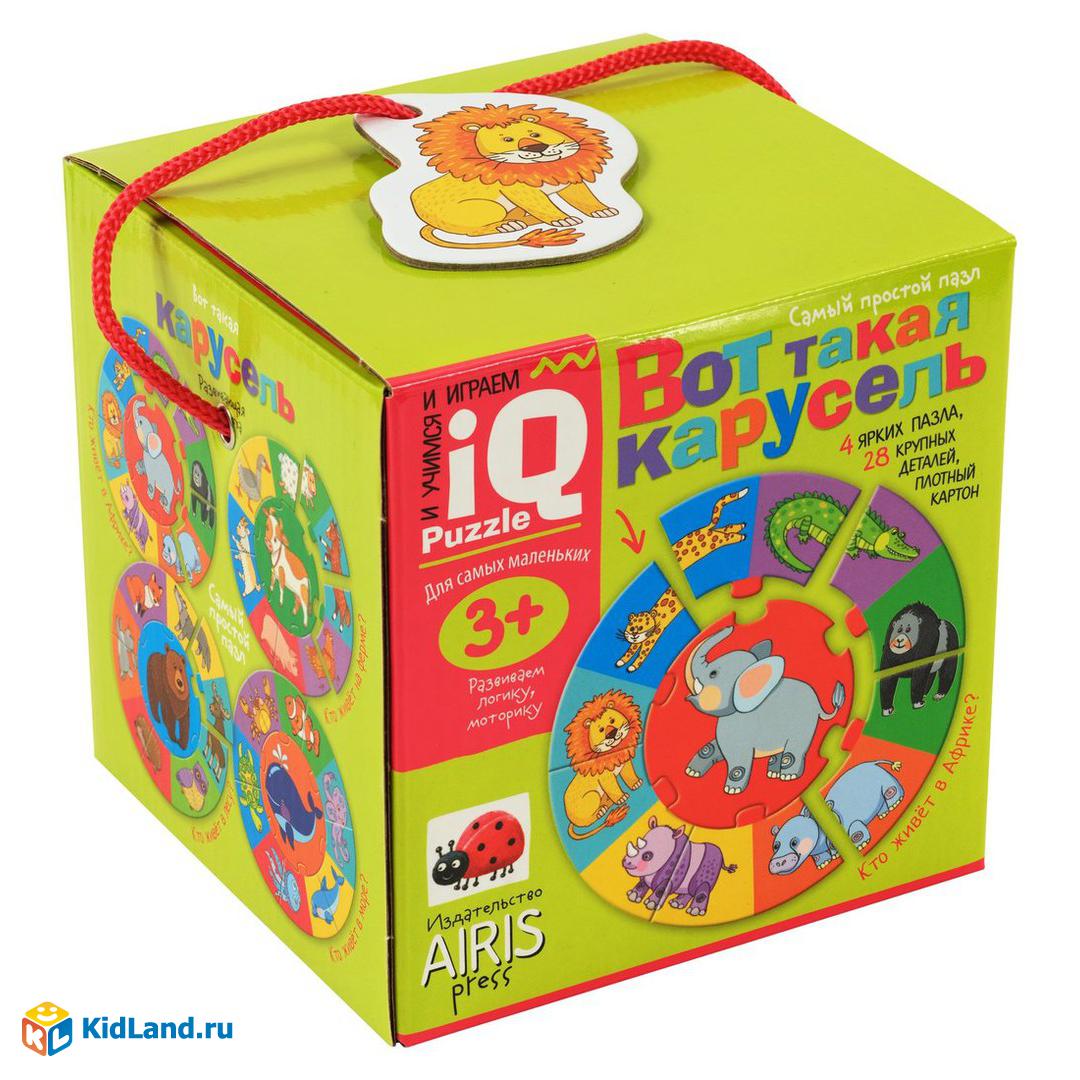 Игр(Айрис) IQ-Puzzle(карт.) 3+ Вот такая карусель