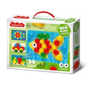 Мозаика для самых маленьких Baby Toys d40 4 цвета 34 эл. 