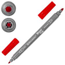 Набор двусторонних фломастеров BRAUBERG PREMIUM "DUAL-TIP" высокого качества в количестве 10 штук, 1