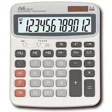 Калькулятор 12разр DELI 1603
