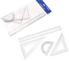 Набор геометрический 30см 4 предмета Combo set 