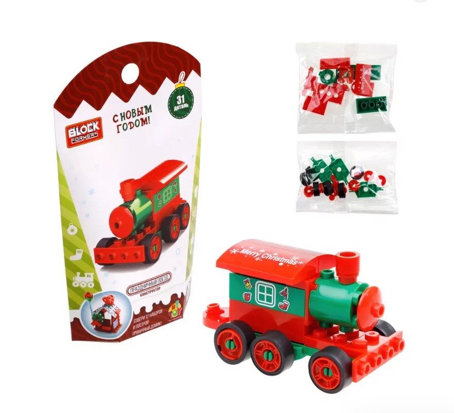 Конструктор 1TOY Blockformers "Новый год" Т24000 асс.