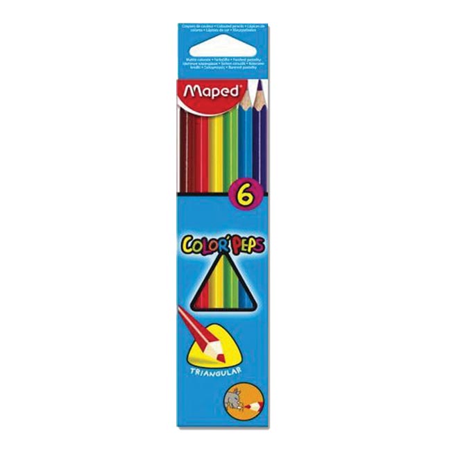 Карандаши цветные Maped 6 цветов