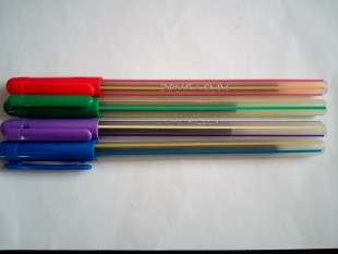 Ручка шариковая Doms синяя, красная,зеленая