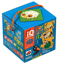 Игр(Айрис) IQ-Puzzle(карт.) 2+ Вот мама,папа,я